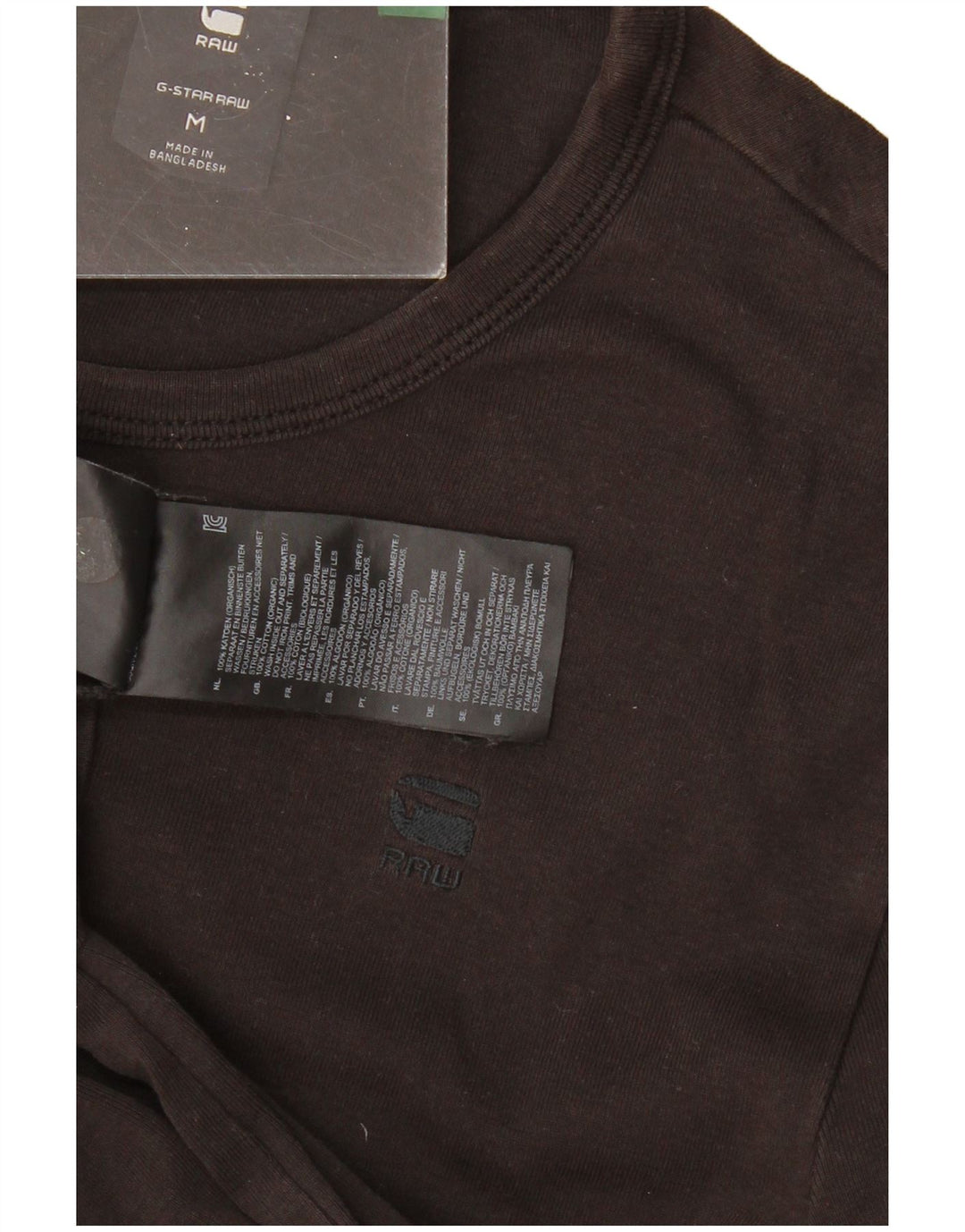 T-shirt męski G-STAR, średni czarny, bawełniany