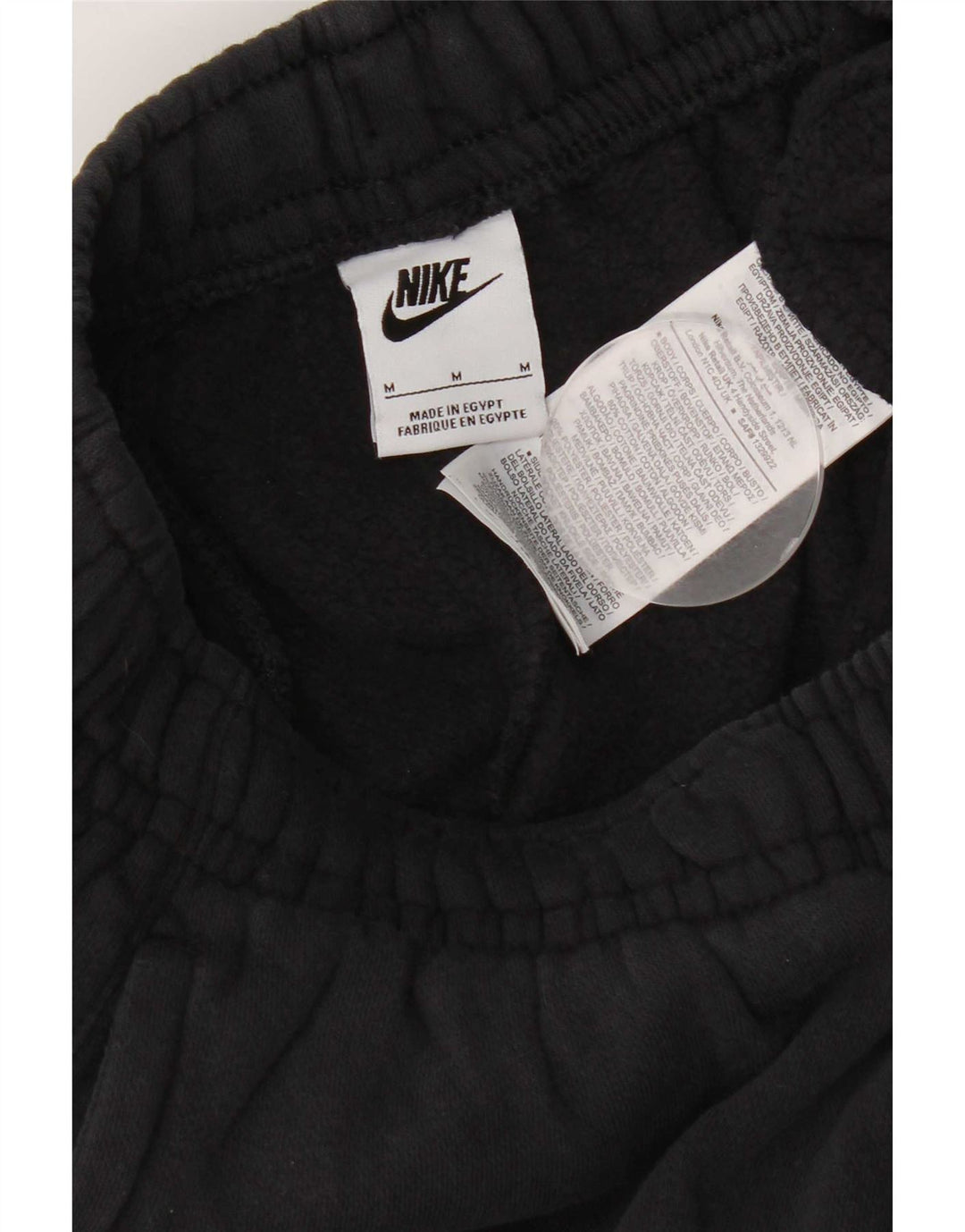 Męskie spodnie dresowe Nike, joggery, średnia czarna bawełna
