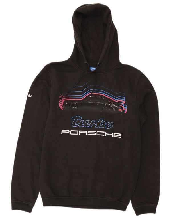 Męska bluza z kapturem Adidas Graphic XS, czarna, bawełniana