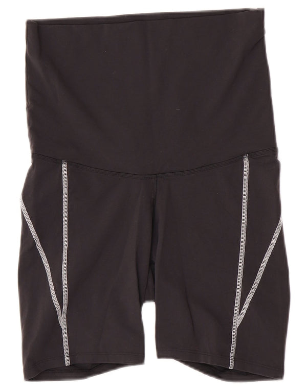 Damskie spodenki sportowe Reebok z wysokim stanem UK 12/14 Średni czarny poliamid