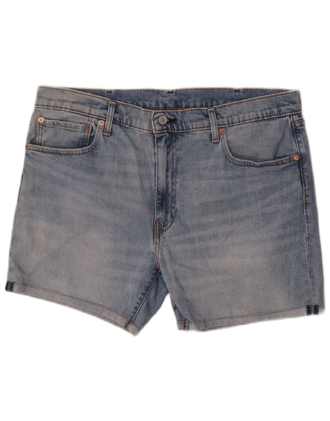 Męskie spodenki jeansowe Levi's 412 W38 XL, niebieska bawełna