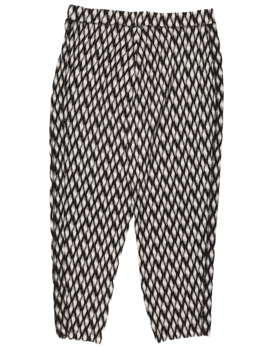 Damskie legginsy Marks & Spencer UK 16, duże, czarne, geometryczne, wiskoza