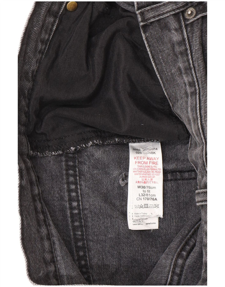 Damskie luźne dżinsy Topshop W30 L32 Czarny poliester