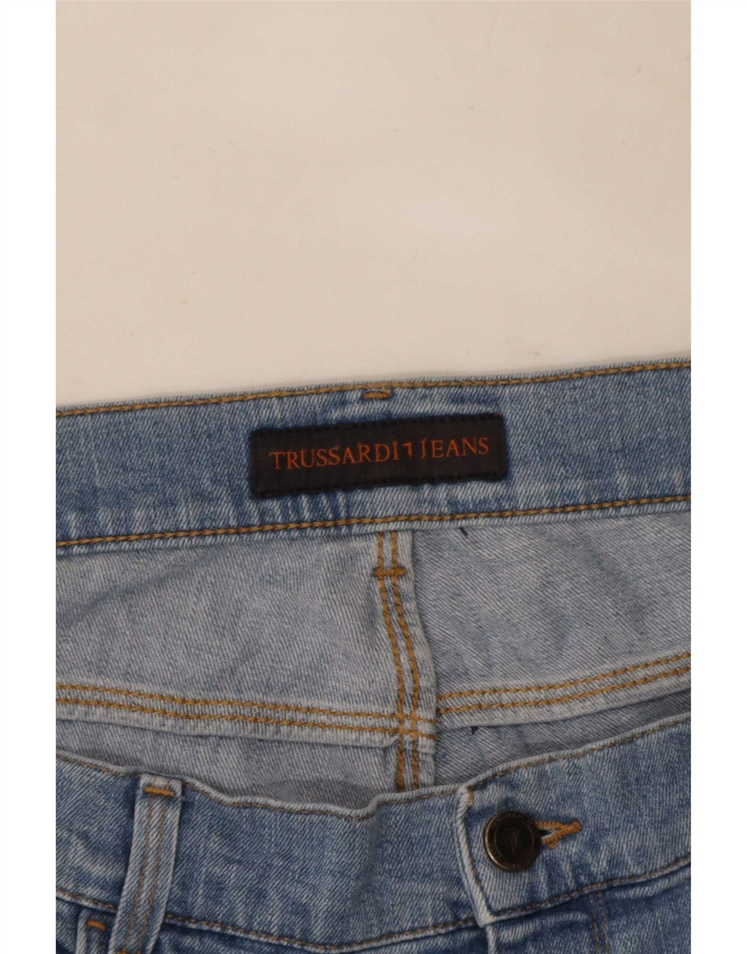 Męskie proste dżinsy Trussardi W40 L36 niebieskie