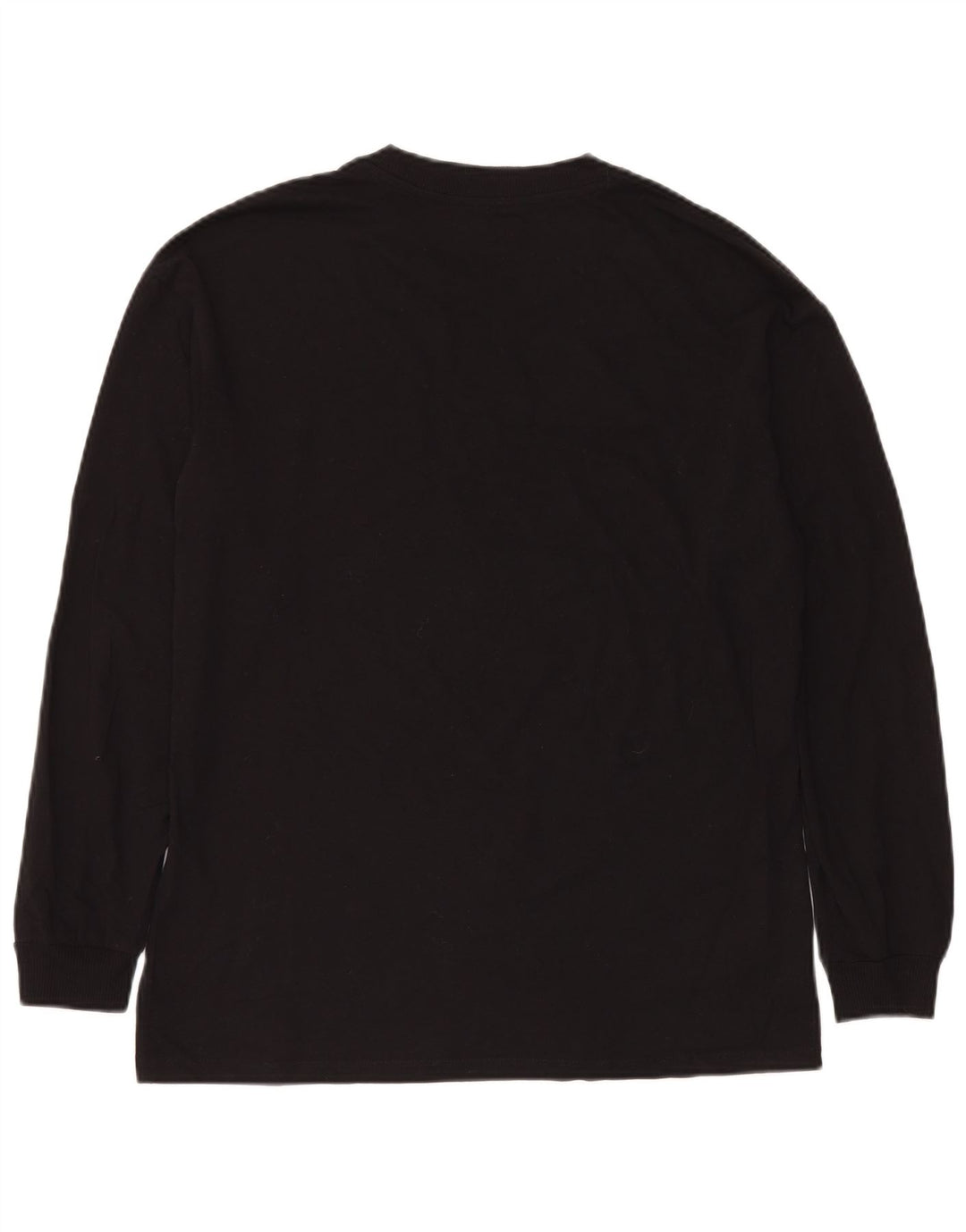 Męski top JACK & JONES z długim rękawem, mały, czarny, bawełniany