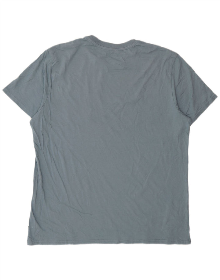 T-shirt męski Billabong, góra XL, niebieska bawełna