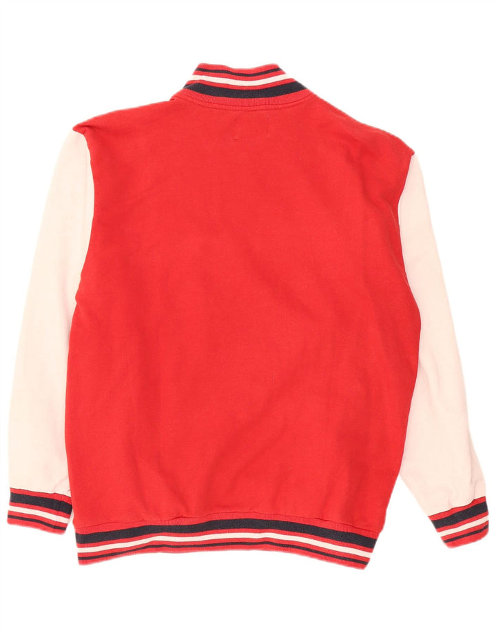 Męska bluza z grafiką Sergio Tacchini, duża, czerwona, z blokami kolorów
