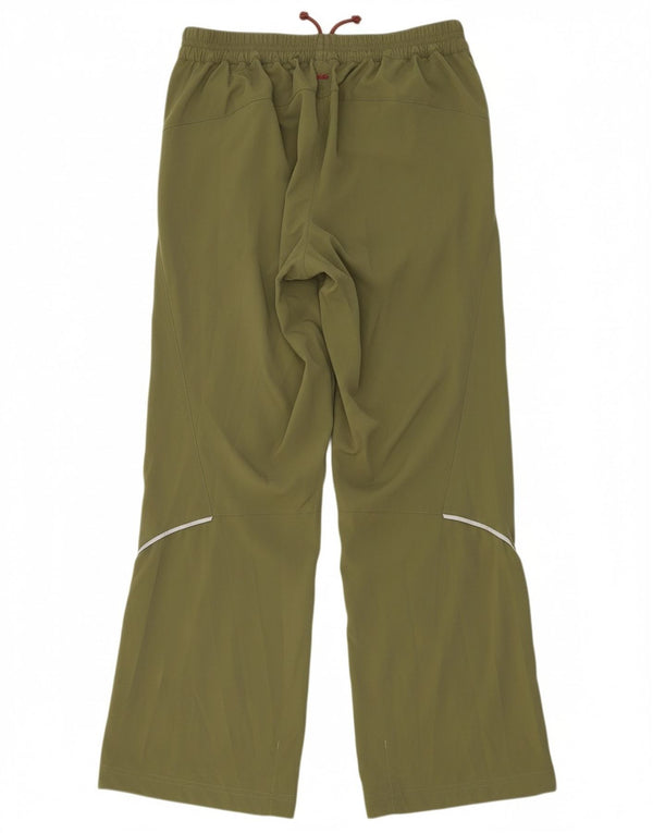 REEBOK Womens Straight Chino Trousers W28 L29 Khaki Polyester