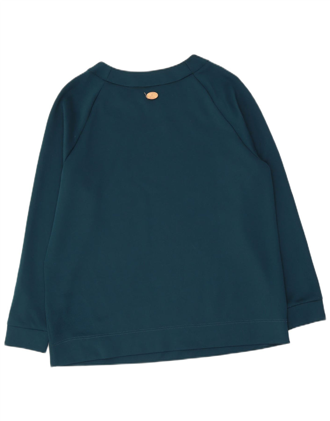 Damski sweter z grafiką GATTINONI UK 14, duży, niebieski poliester