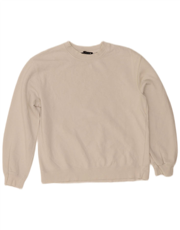 Bluza damska Zara Crop Jumper UK 10 Small White