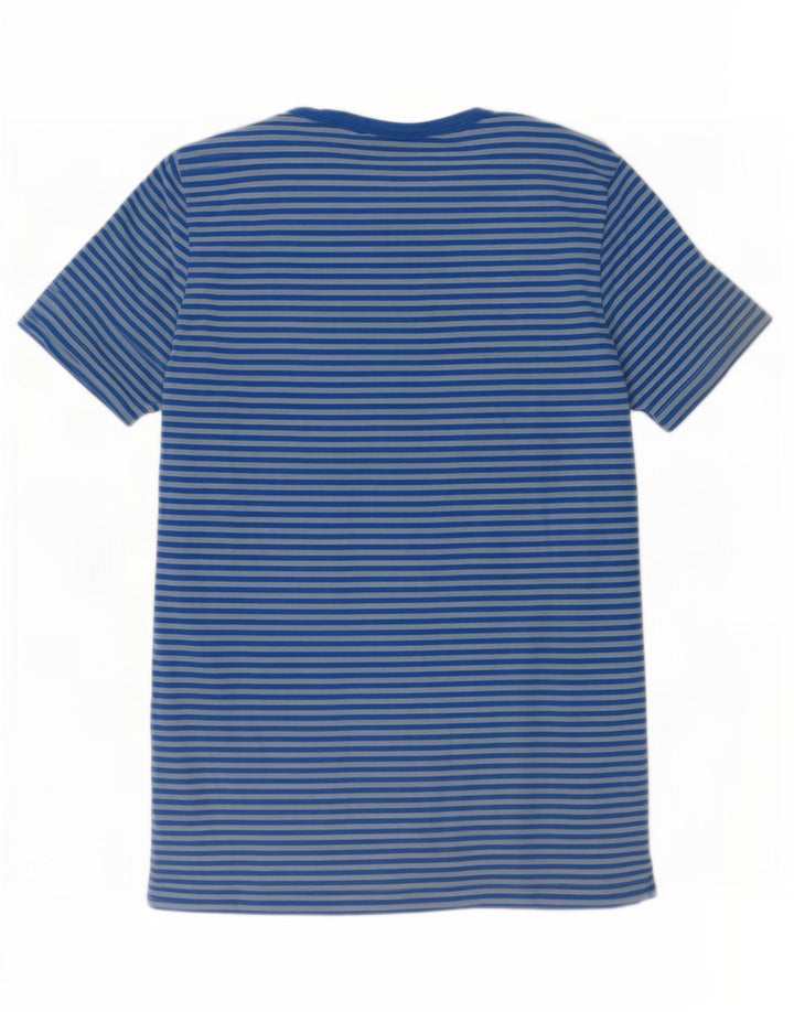 T-shirt damski G-Star, bawełniany, w kolorze średniego niebieskiego w prążki