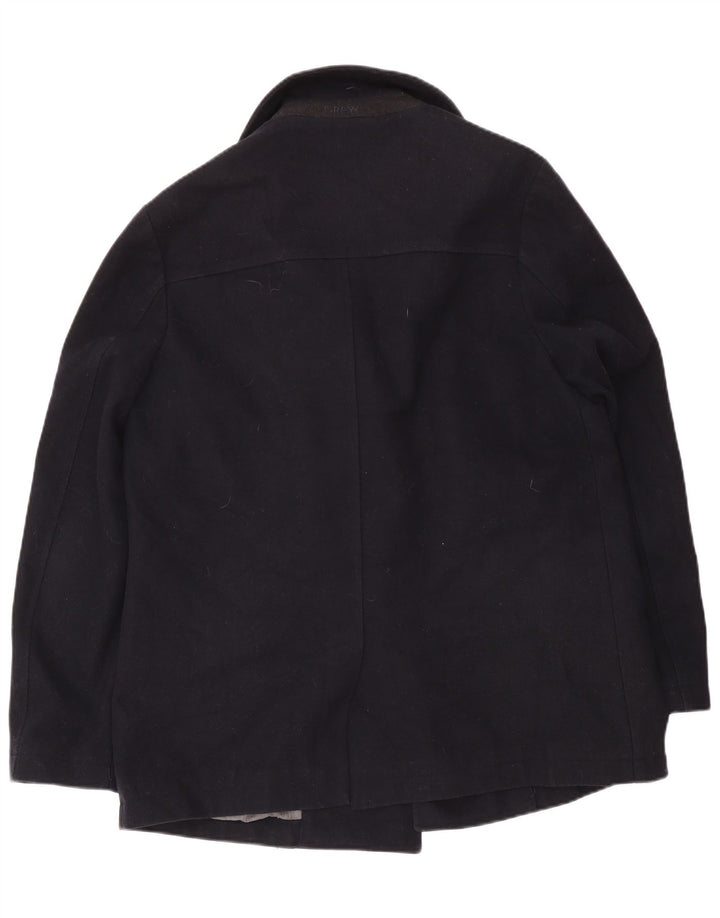 Crew Clothing Męski dwurzędowy płaszcz UK 42 XL Granatowa wełna