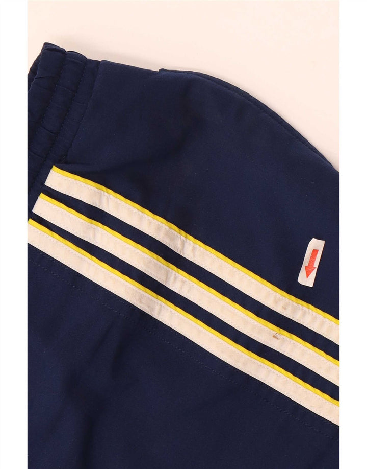 Męskie spodenki sportowe Adidas, duże, granatowe, poliestrowe