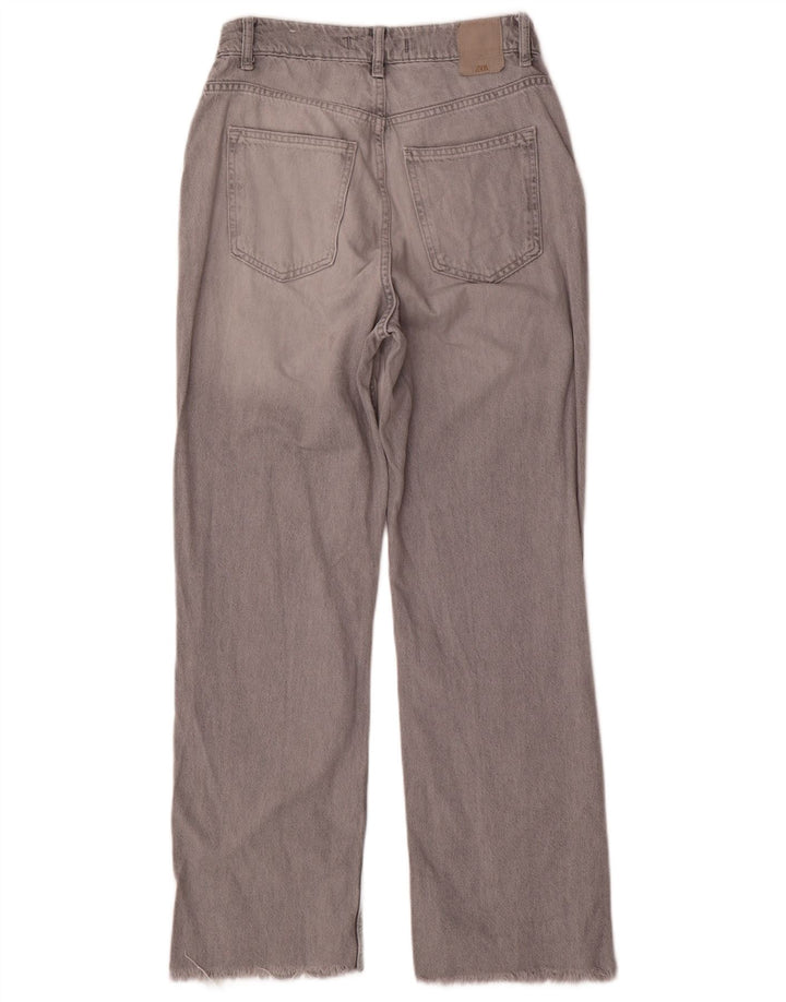 Damskie proste dżinsy Zara EU 38 Small W28 L29 Szare