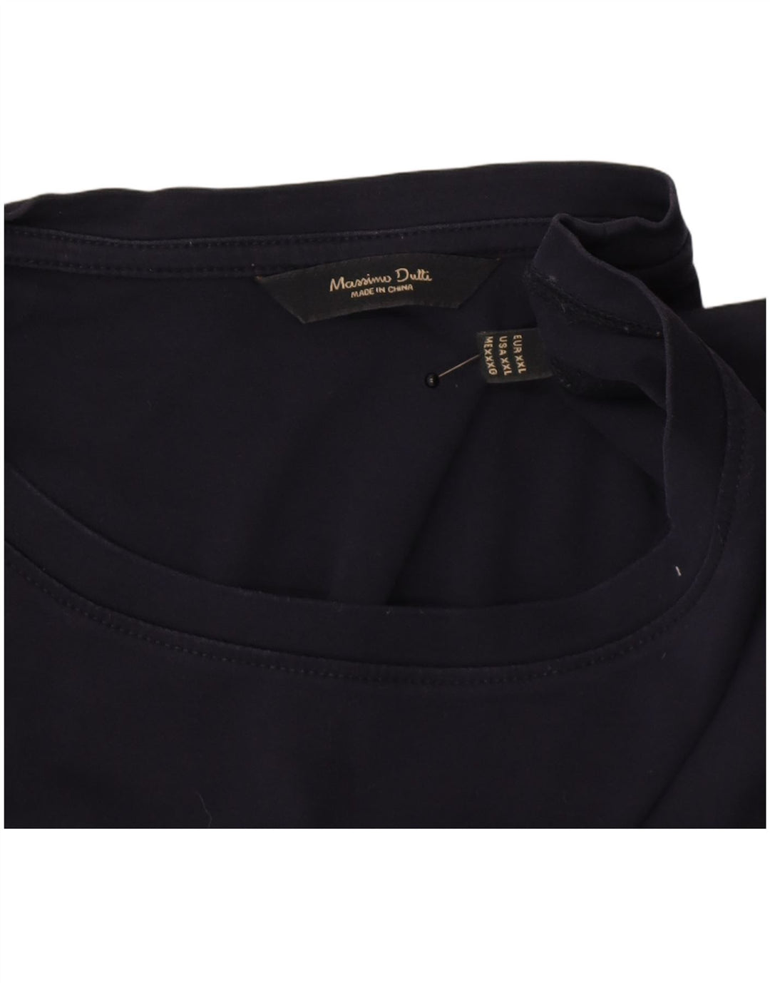 Koszulka męska Massimo Dutti Top 2XL granatowa