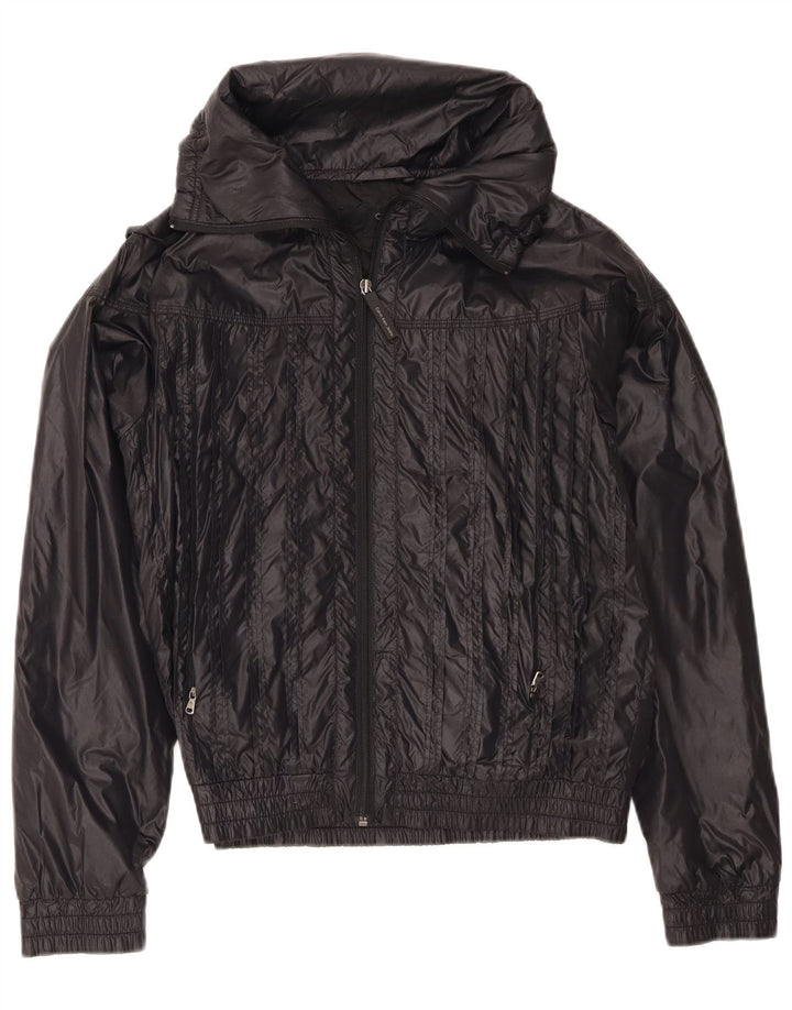Damska kurtka bomberka Calvin Klein UK 6 XS z czarnego nylonu