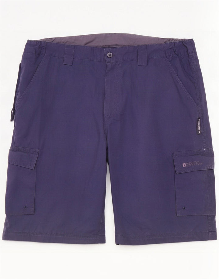 Męskie spodenki cargo Mountain Warehouse XL W38 Granatowy poliester