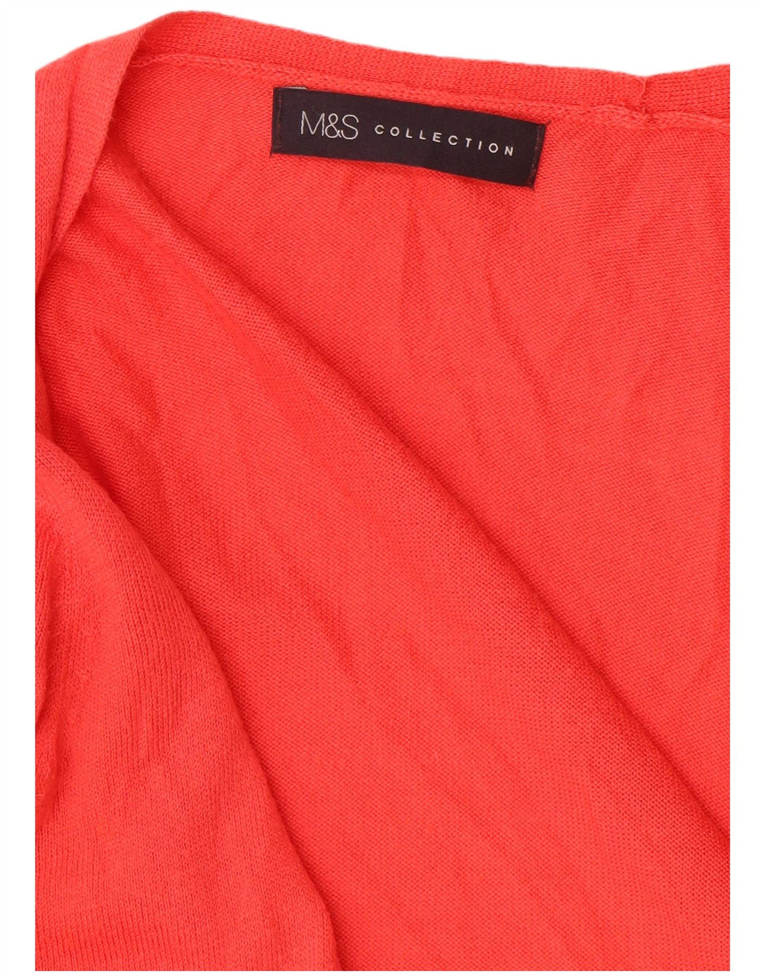 Marks & Spencer Damski sweter rozpinany UK 12, średni czerwony