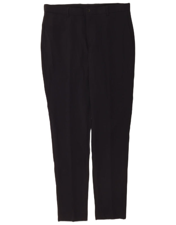 Męskie spodnie chino Zara EU 42 Large W32 L32 Granatowy poliester
