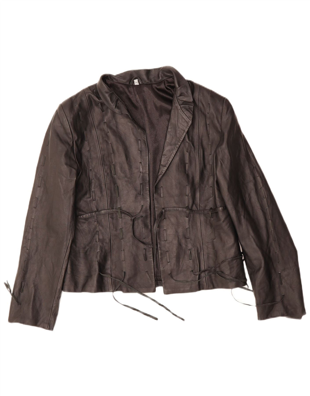 Damska kurtka skórzana VINTAGE IT 44 średnia czarna