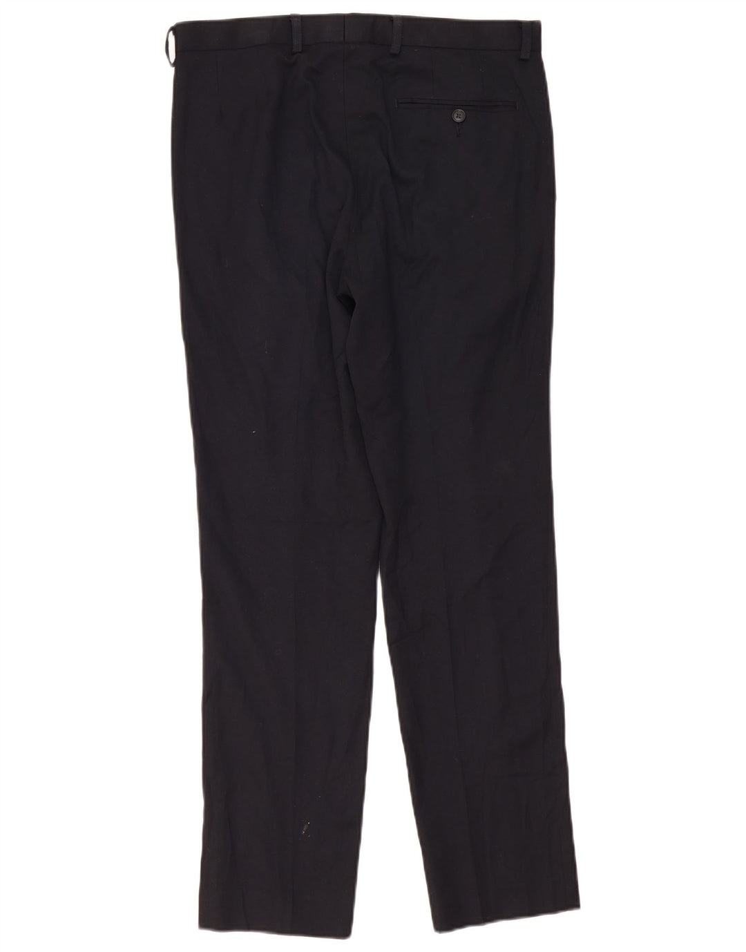 Damskie spodnie garniturowe Marks & Spencer W32 L33 Granatowy poliester