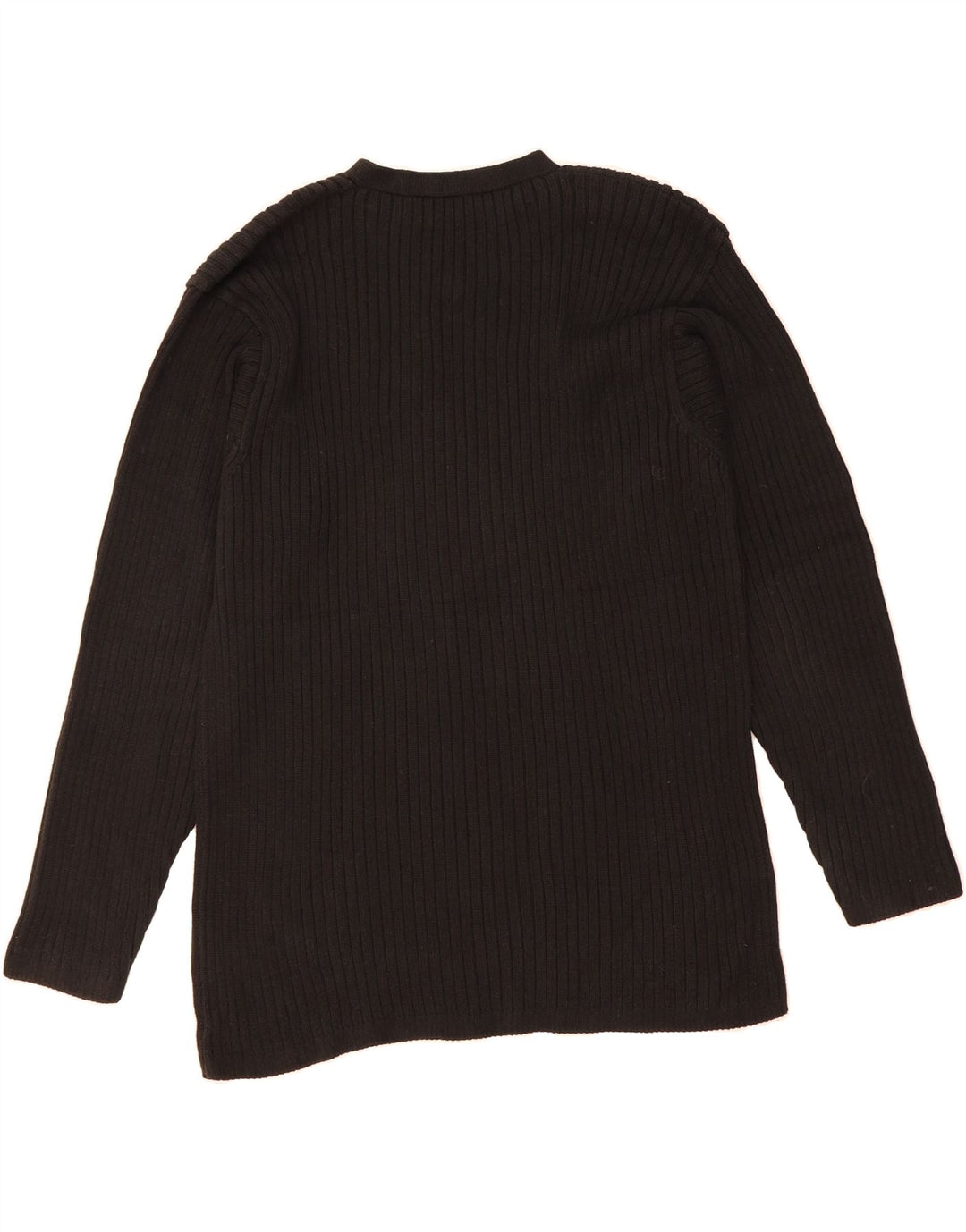 TIMBERLAND Mens V-Neck Jumper Sweater Medium Black Cotton Vintage Timberland and Second-Hand Timberland from Messina Hembry 