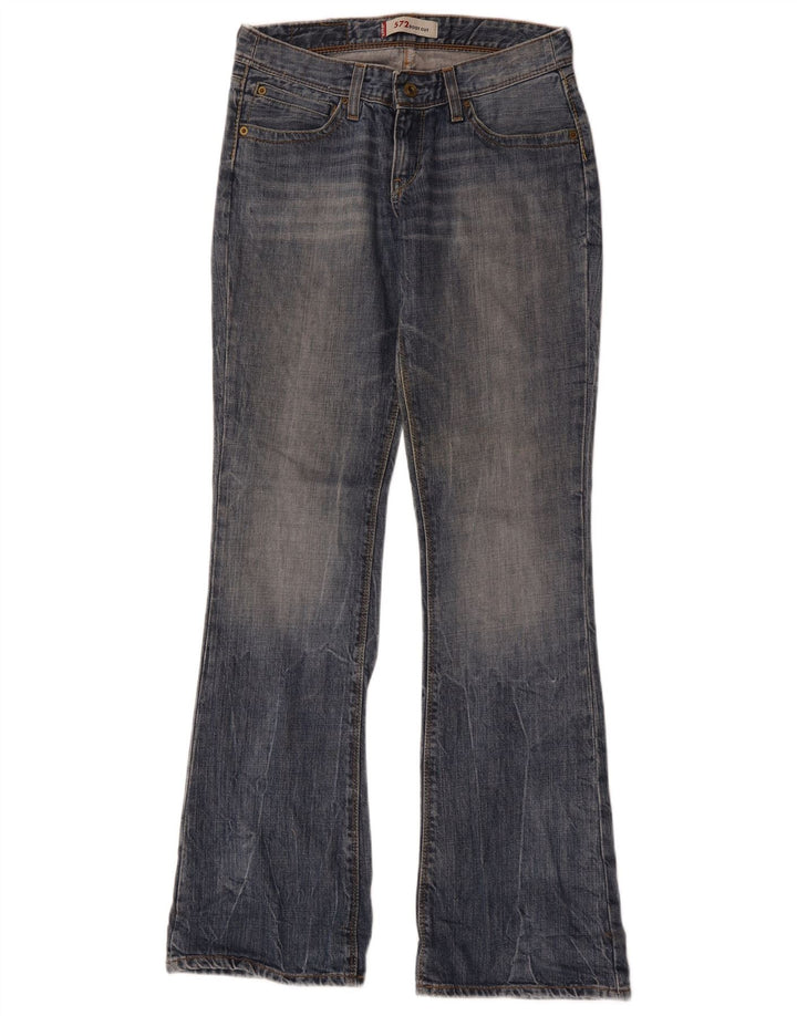 Damskie jeansy Levi's 572 Bootcut W28 L34 Niebieska bawełna