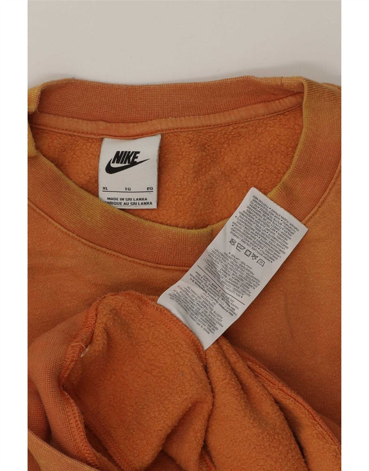 Męski sweter Nike XL, pomarańczowy, bawełniany