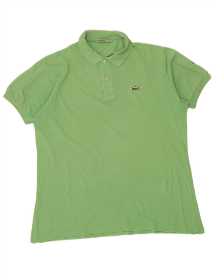 Męska koszulka polo Lacoste rozmiar 6, duża, zielona, bawełniana, klasyczna