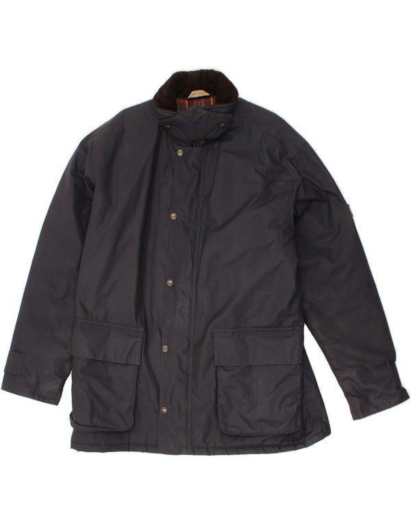 Męska kurtka użytkowa VINTAGE UK 42 XL, granatowa, bawełniana