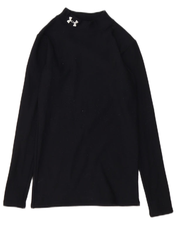 Chłopięca koszulka z długim rękawem Under Armour Cold Gear na 11-12 lat, duża, czarna