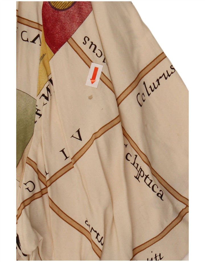 MARCELLO CIONI Damska bluzka koszulowa z grafiką IT 48 XL w kolorze złamanej bieli