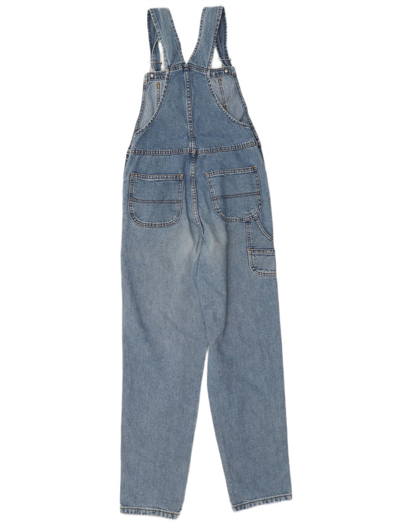 Vintage damskie dżinsy ogrodniczki Cargo UK 16 duże W32 L30 niebieska bawełna