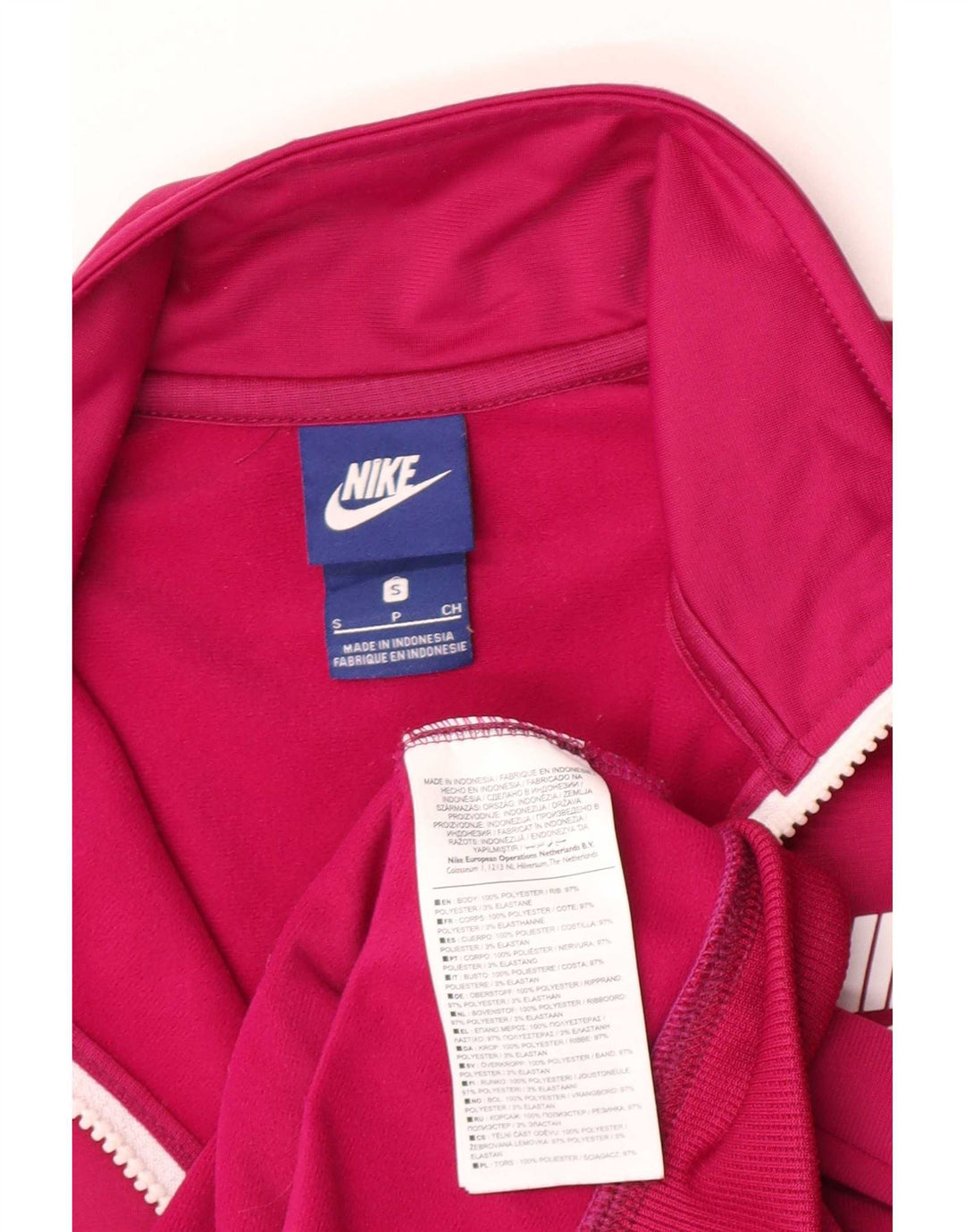 Damska kurtka dresowa Nike UK 10, mała, różowa, poliestrowa