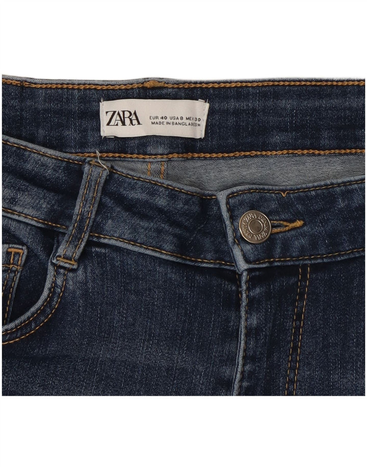 Damskie jeansy skinny Zara EU 40 Medium W30 L27 Niebieskie