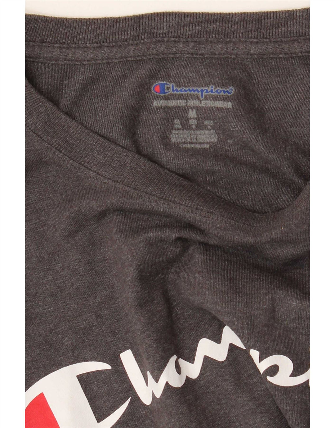 Męski T-shirt Champion z grafiką, średni szary