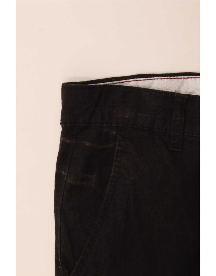 Męskie spodnie typu slim chino Jack & Jones W30 L27 Czarny poliester