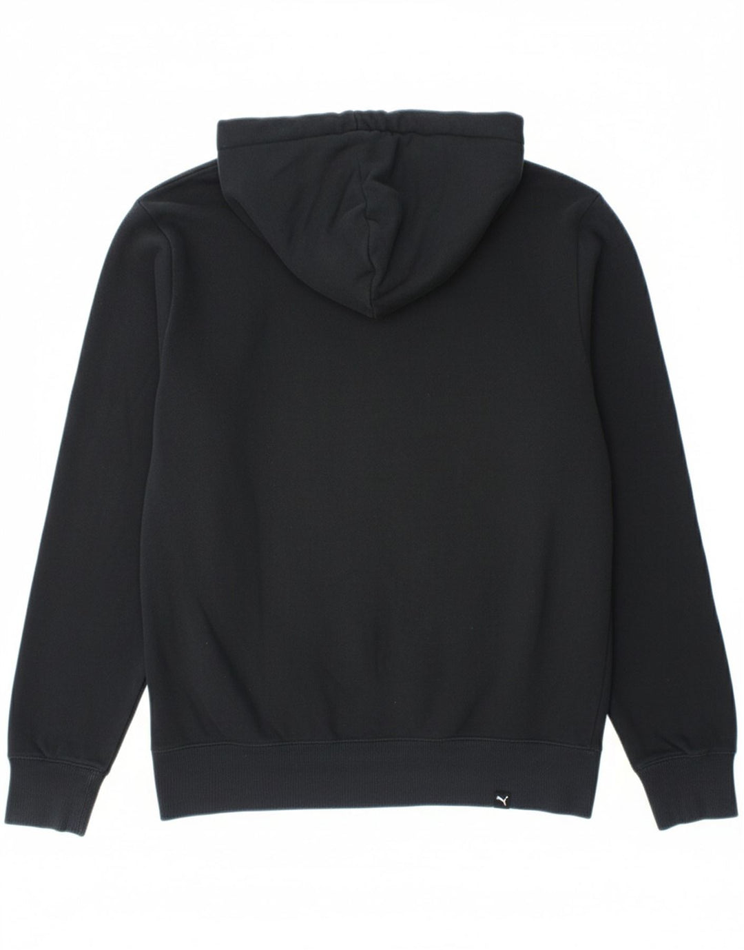 PUMA Mens Graphic Zip Hoodie Sweater Medium Black Cotton