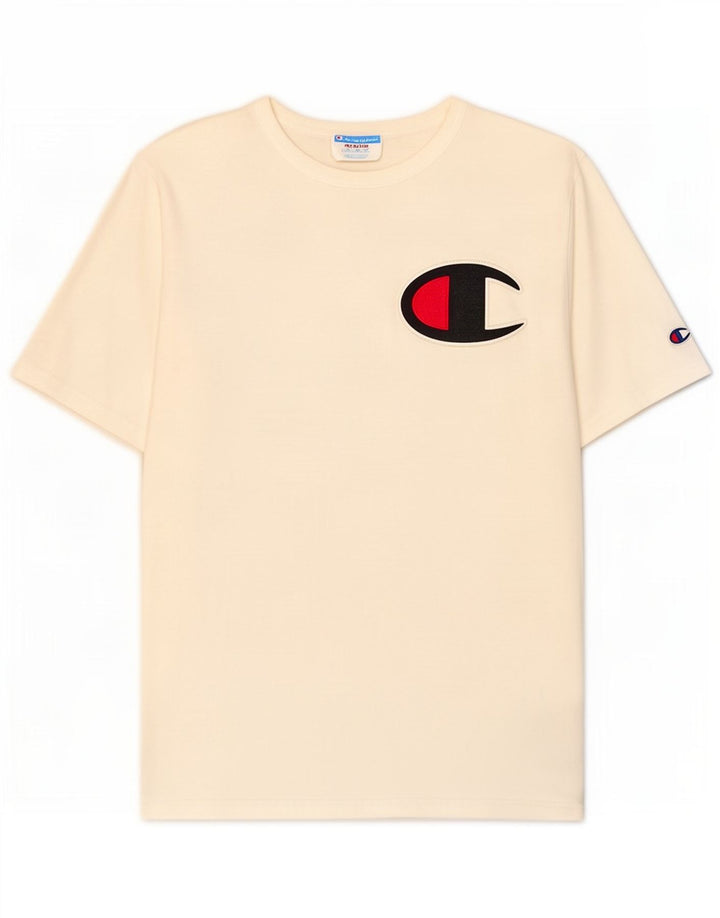 Męski T-shirt Champion z grafiką, średni biały