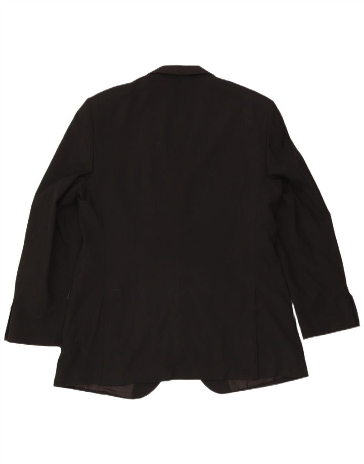 Marks & Spencer Męska marynarka zapinana na 2 guziki, UK 44 XL, czarny poliester