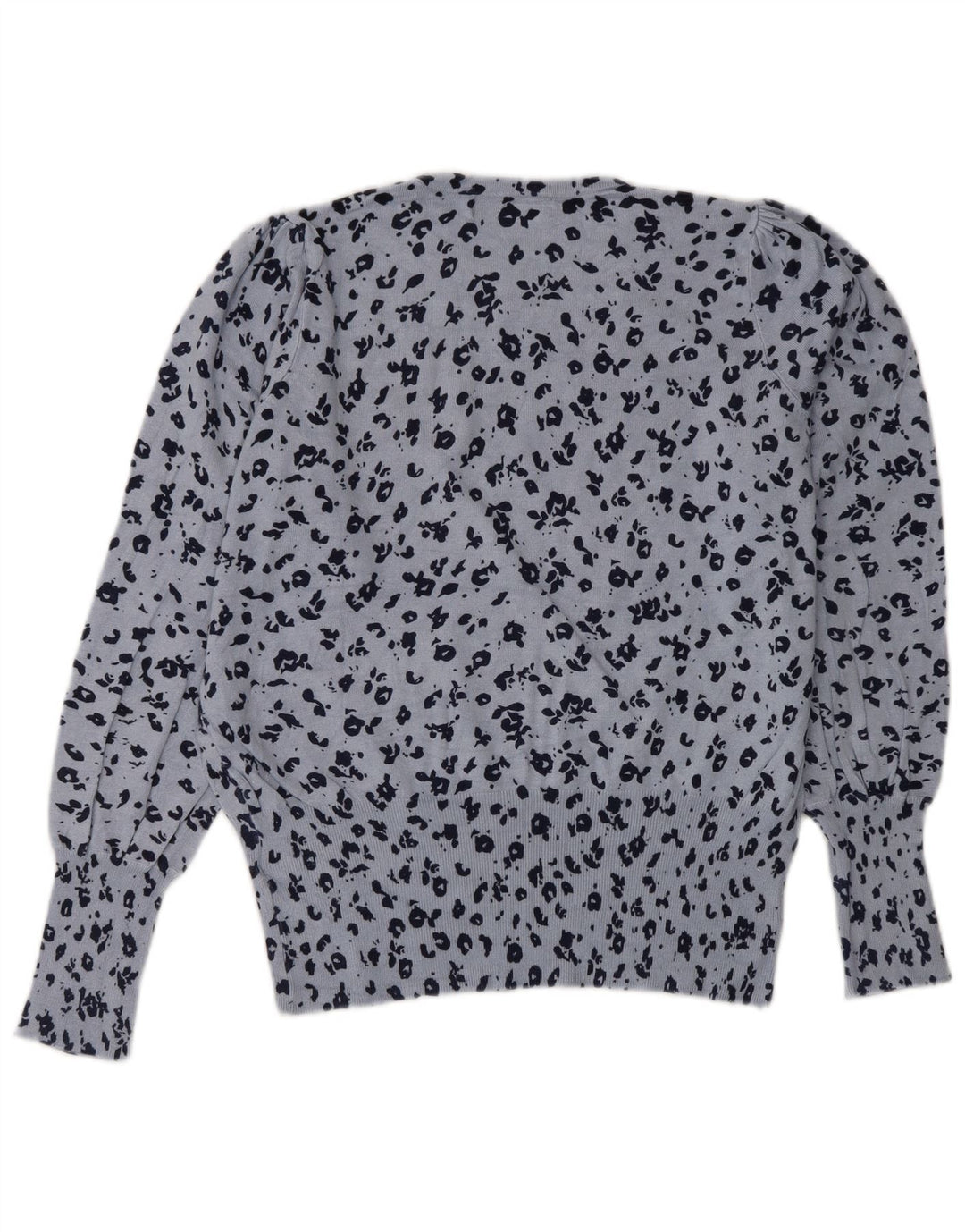 MARKS & SPENCER Damski sweter z okrągłym dekoltem UK 14, duży niebieski