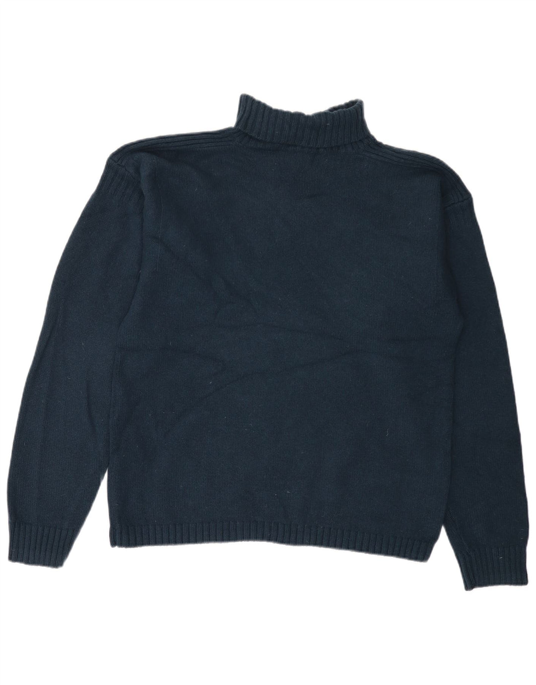 Damski sweter z golfem LEVI'S UK 18 XL Granatowy, z owczej wełny