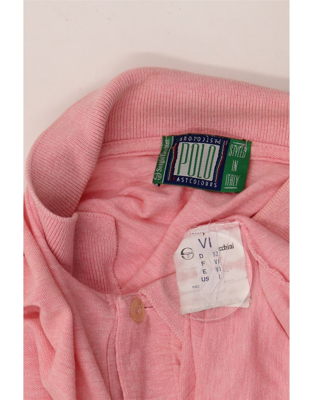 Męska koszulka polo SERGIO TACCHINI z długim rękawem EU 52, duży róż