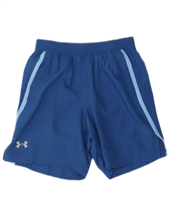 Męskie spodenki sportowe Under Armour, małe, niebieskie, z poliestru