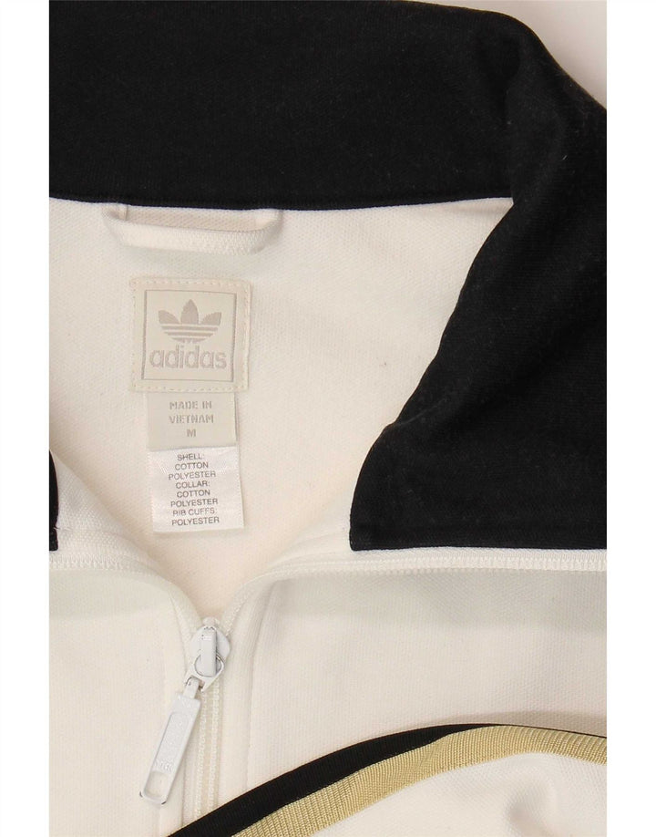 Adidas Męska bluza dresowa Top Jacket Medium White Colorblock Poliester
