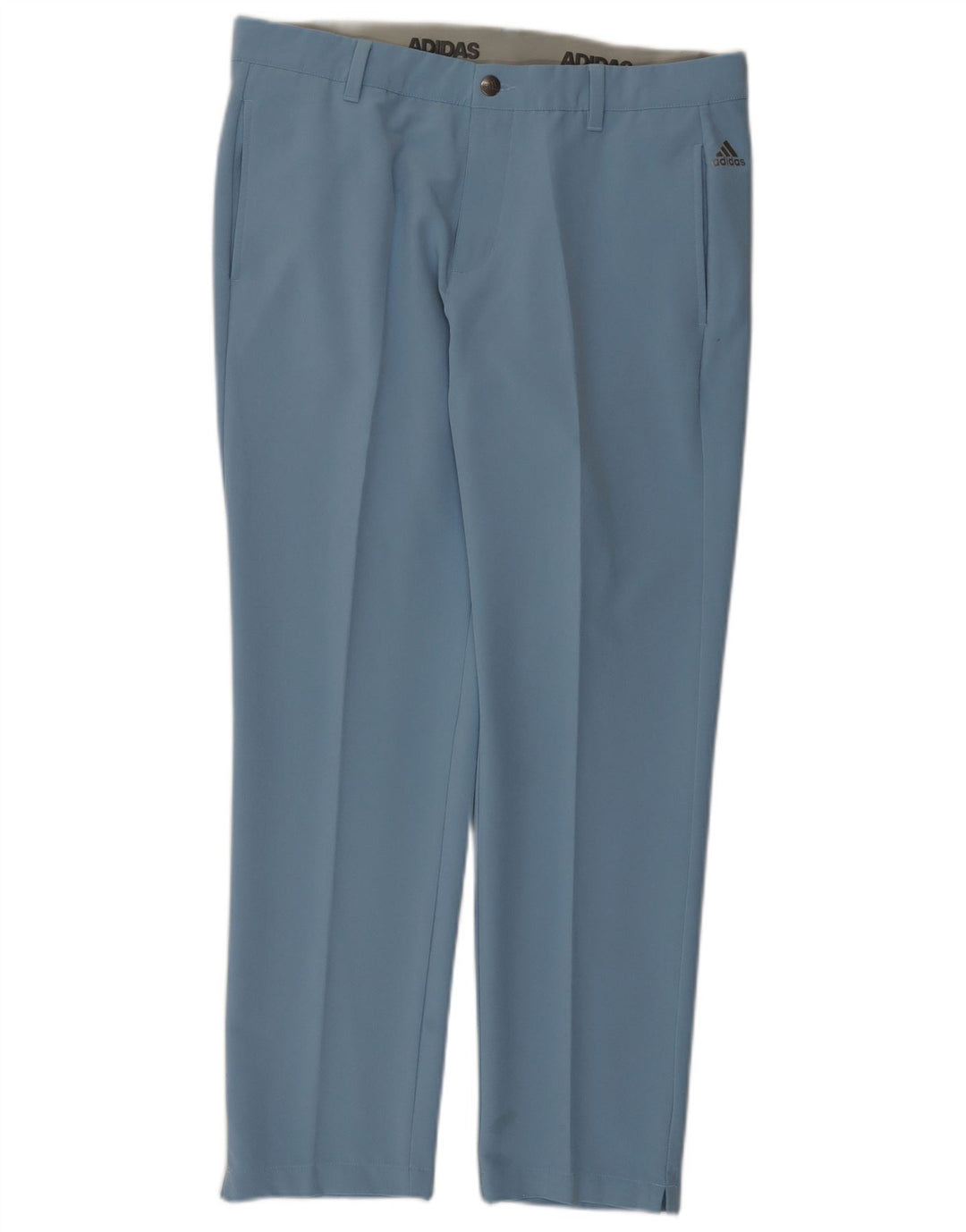 Adidas Męskie Proste Spodnie Casual W34 L30 Niebieski Poliester