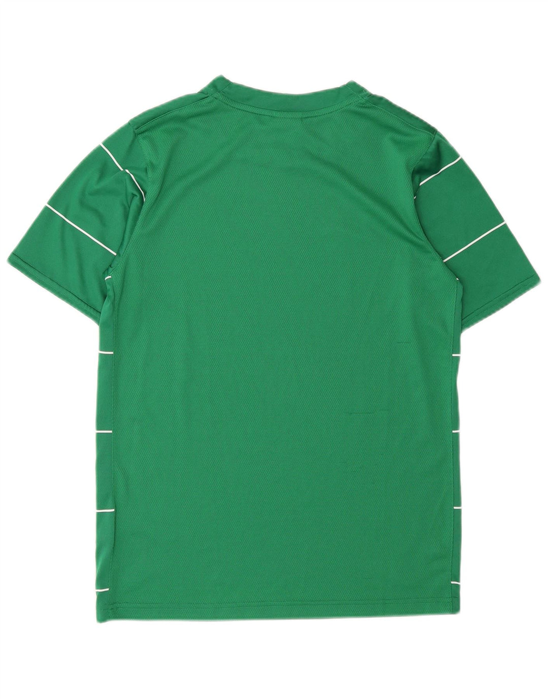 Chłopięcy T-shirt z grafiką Nike na 12-13 lat, duży, zielony, poliestrowy w paski
