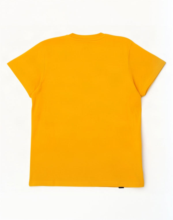 Adidas Womens Graphic T-Shirt Top UK 12/14 Medium Yellow Cotton