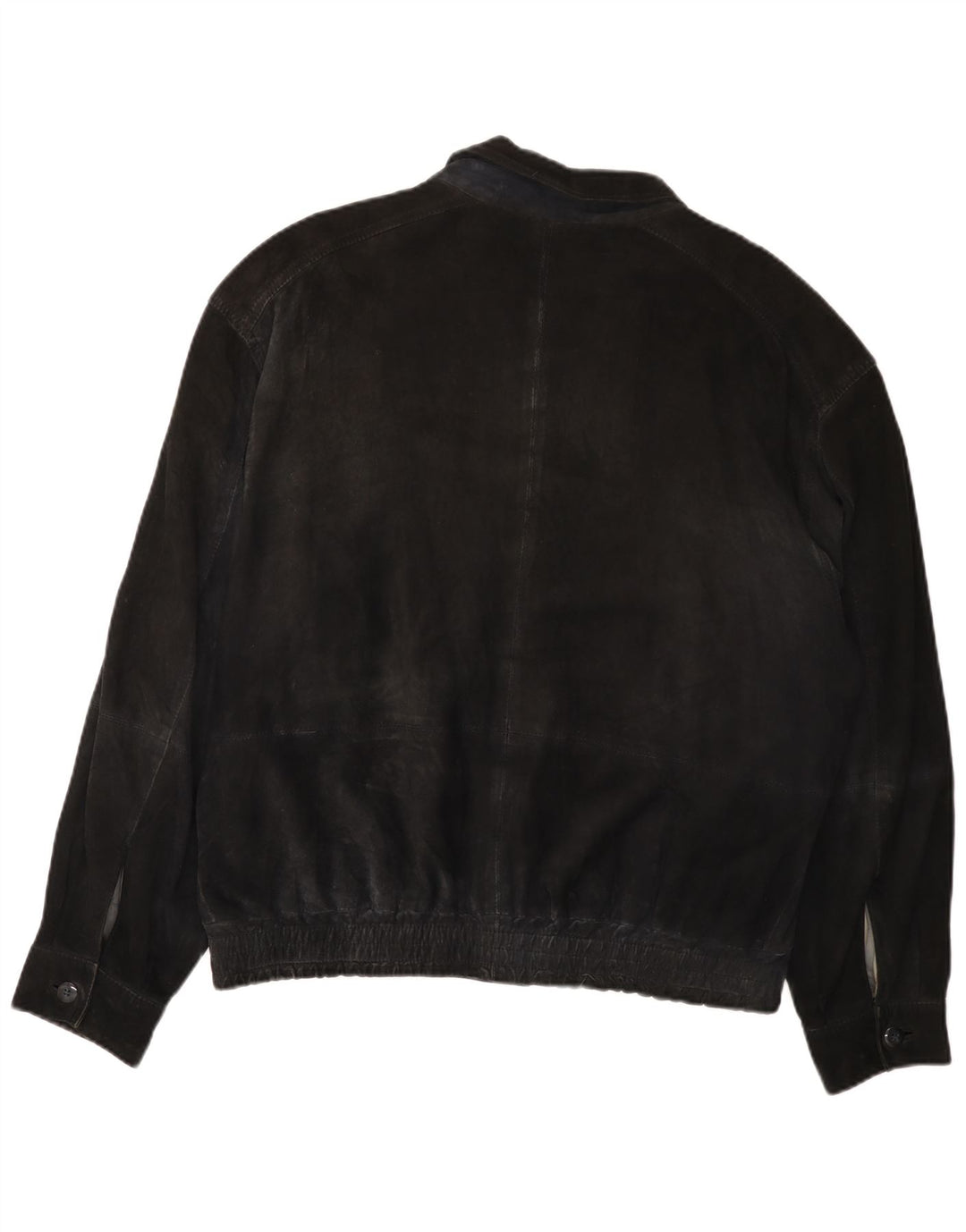 Zamszowa kurtka męska Asgard IT 54 2XL Granatowa skóra