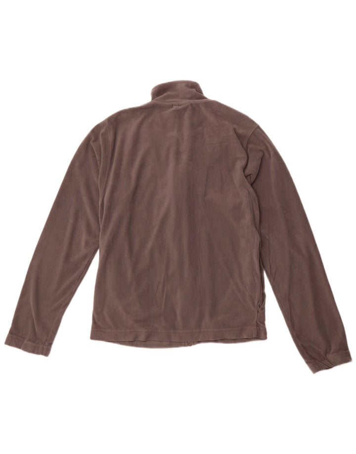 Męska kurtka polarowa FILA UK 36, mała, szary poliester